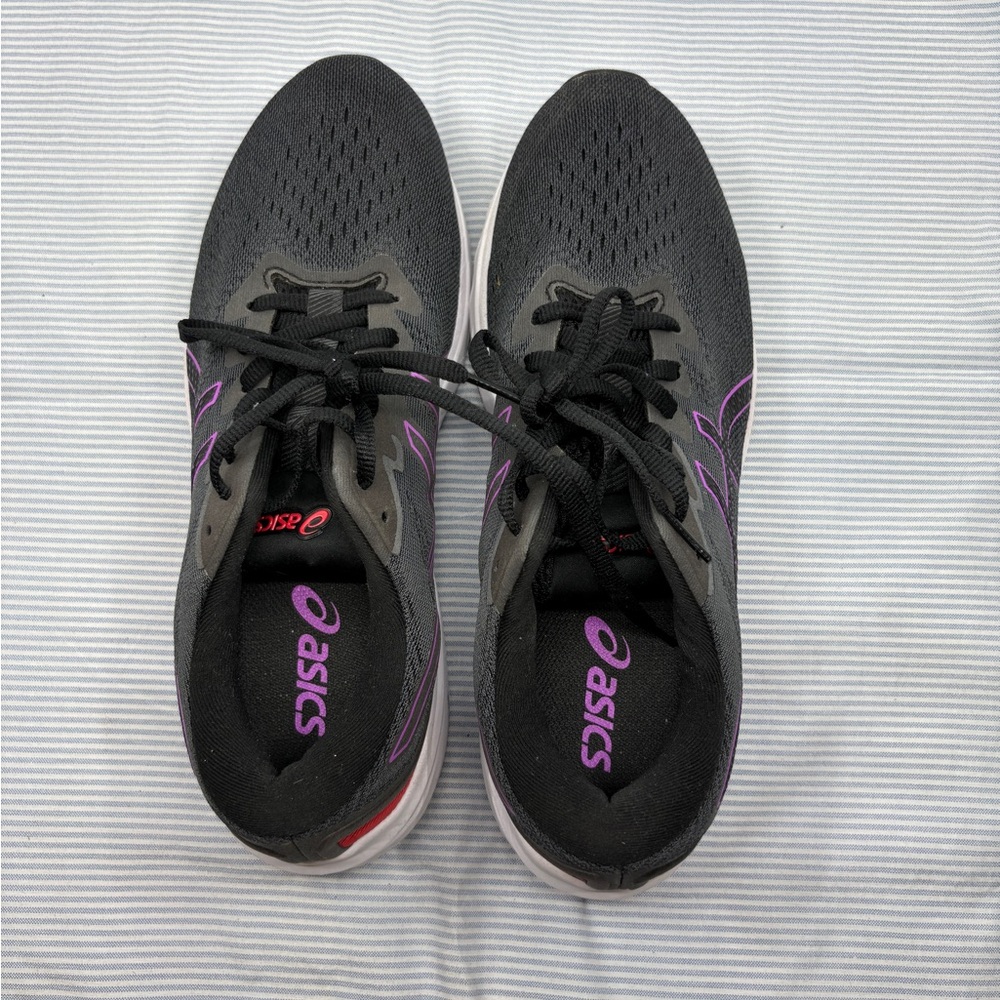 ASICS Women Ortholite Supportive Running Shoes Size 11 Black Orchid
